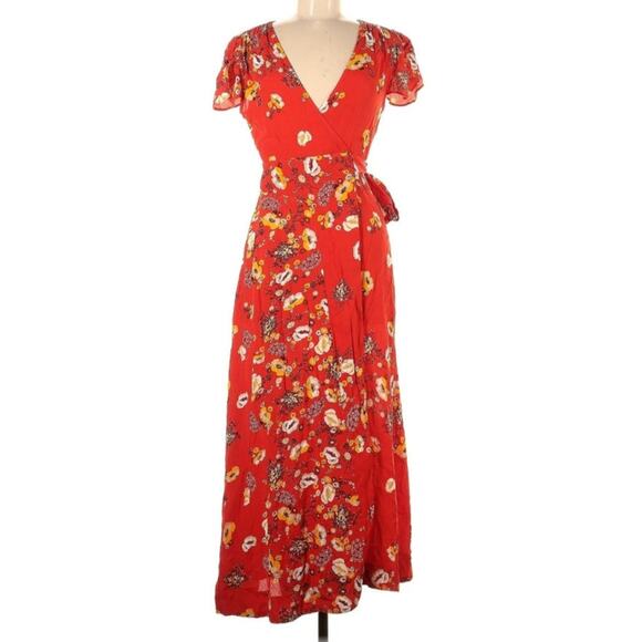 Free People Jess Floral Print Midi Dress - Picture 2 of 7